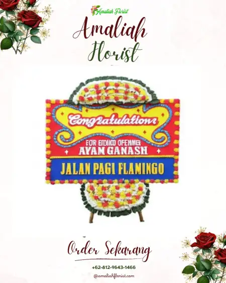 Sewa Papan Bunga Kemetul